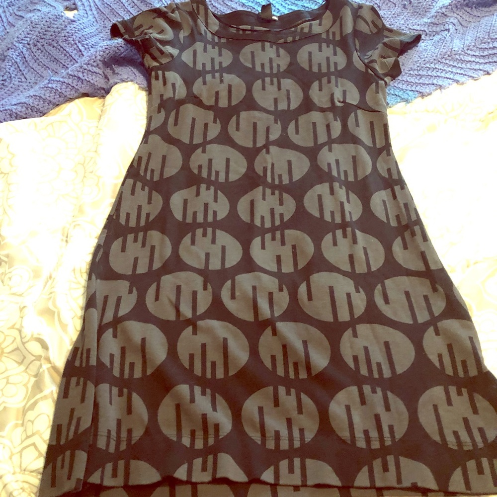 H&M Graphic Print Mini Dress